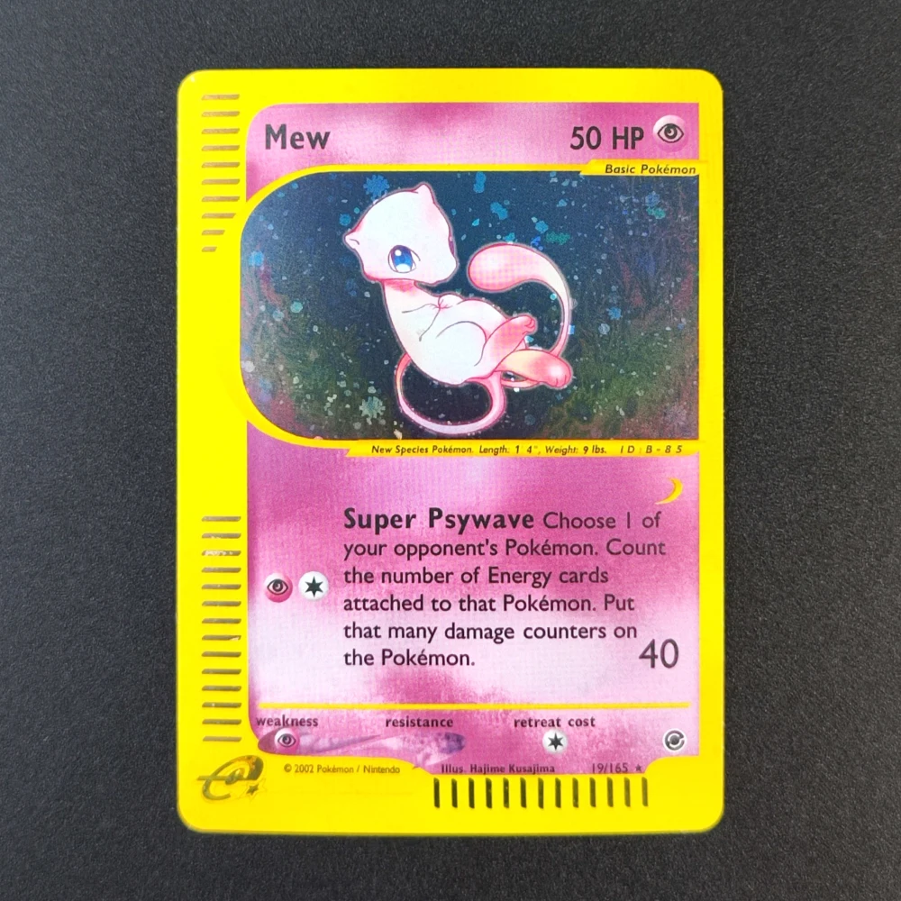 Karta Pokemon Proxy PTCG E-Card Charizard Dragonite Gengar Mew Mewtwo Celebi HOLO 13/165 6/165 H11/H32 Kolekcja Gra Anime Karta — zdjęcie 4