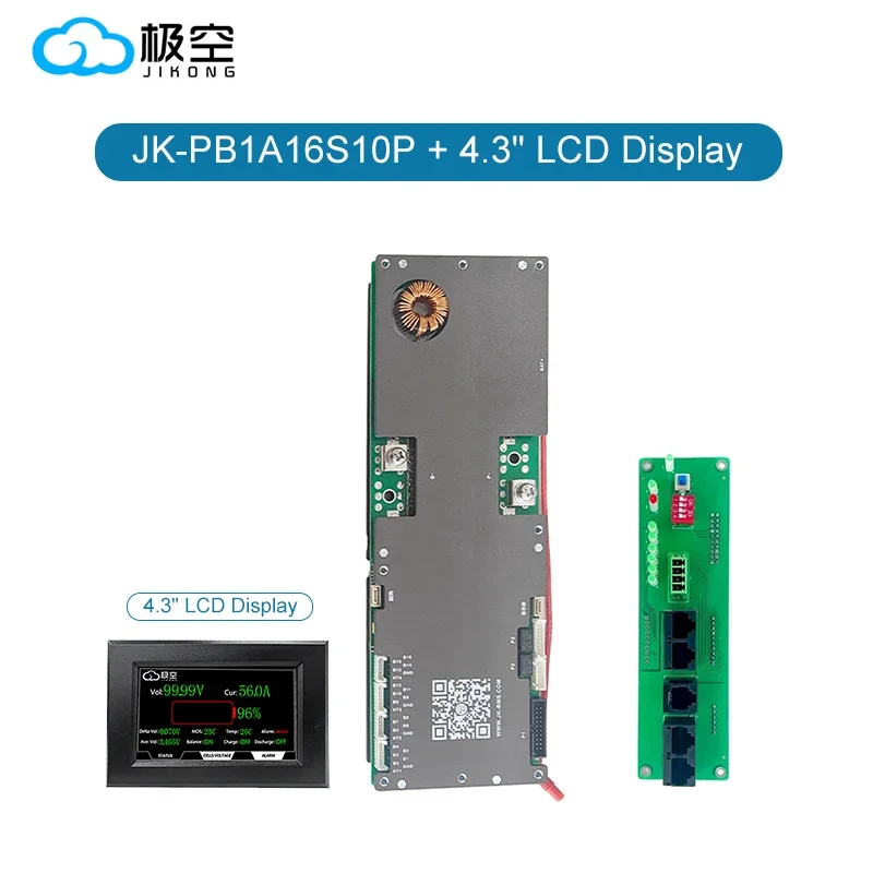 JK BMS 16S 100A 150A 200A Active Balancer Lifepo4/Li-Ion/LTO für Growatt Deye Inverter Home/ Farm Energy Storage Board