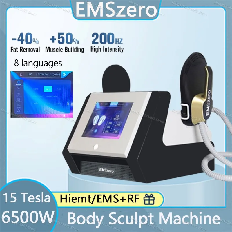 Portable EMSzero NEO Nova RF body sculpt Machine 6500W 200HZ body slimming EMS muscle building Device Fat Burning