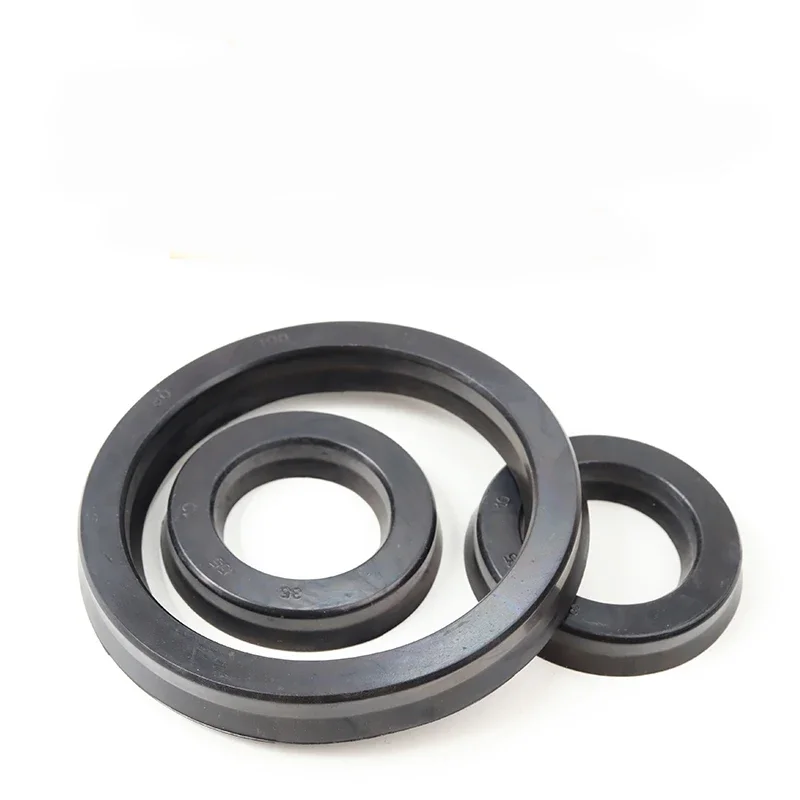 NBR Y-type Radial Shaft Hydraulic Seal (IDxODxTHK), ID 6-500MM, Fluorine Rubber Shaft Piston Rod Single Lip customizable