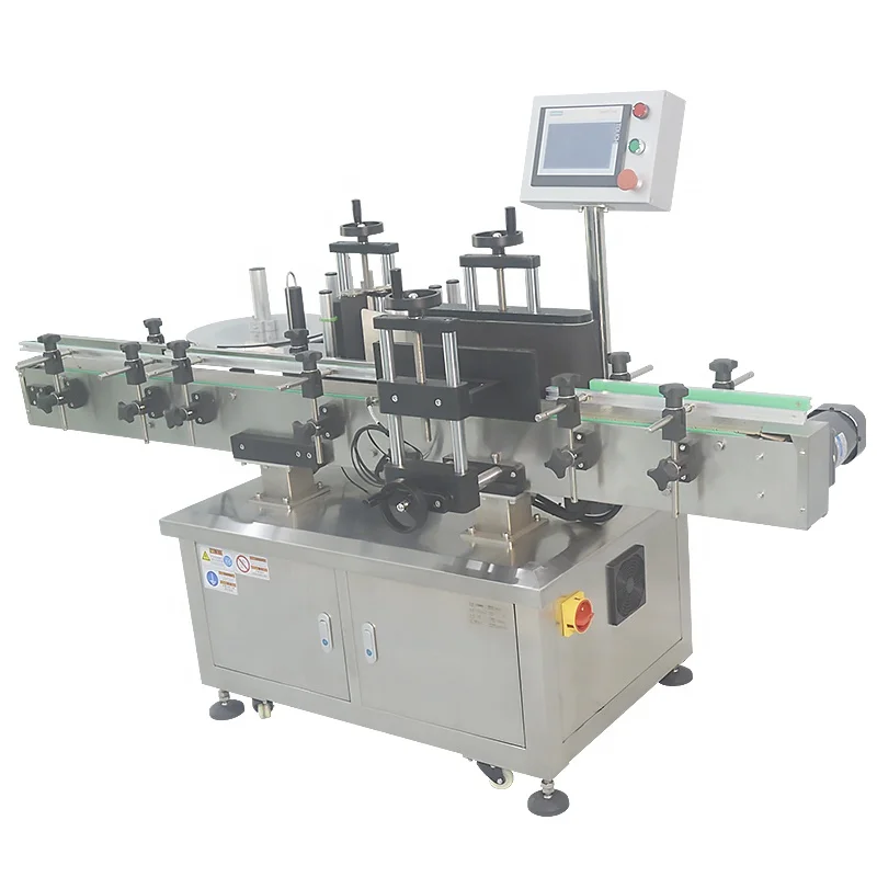 Professional Manufacturer Full-Automatic Round Bottle Vertical Label Machine Glass Bottle Labeling Machine