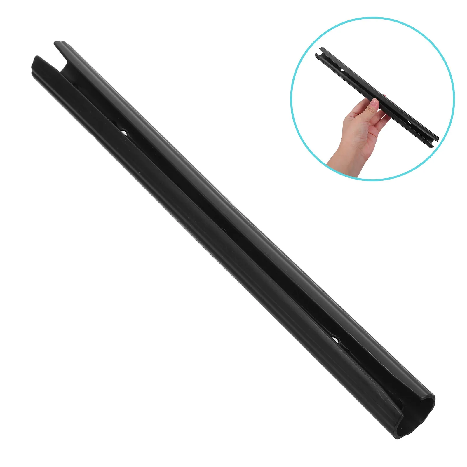 U-Shaped Chair Leg Floor Protectors Non-Slip Foot Pads for Bar Stools Chairs Plastic Round Floor Glide Tubing Covers Hardwood