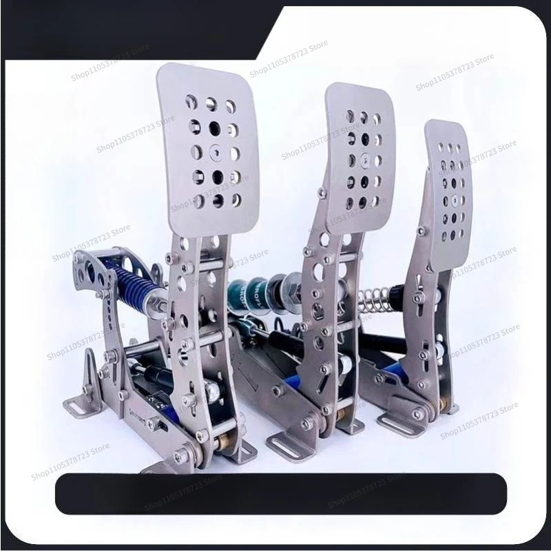 For Sim Racing Pedals 200kg Brake Pressure Sensing Hydraulic Competitive Game Throttle Clutch Equipment