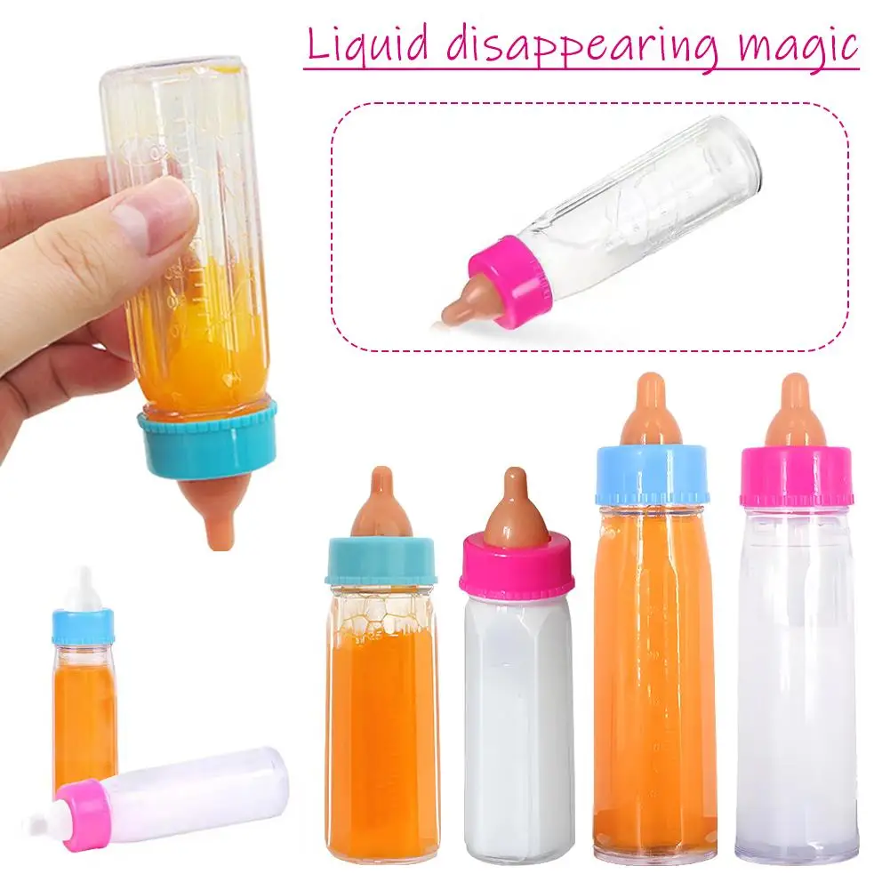 Mini Magic Milk Bottle Liquid Disappearing Milk Accessories Bottle Feeding Gift Child Dolls Baby Strange Magics Toy A6C5