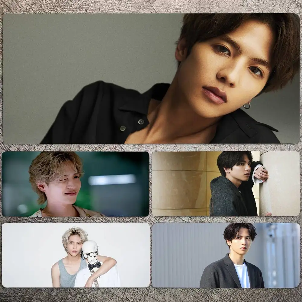 Japanese Actor And Celebrity Shison Jun Mousepad Non-slip Suitable For Office Computers Laptops E-sports Game Desk Mats XXL