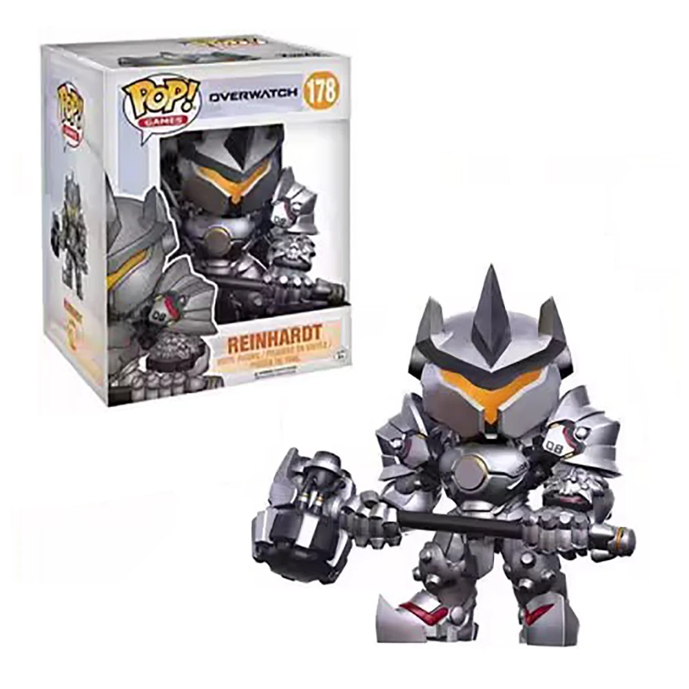 FUNKO POP Overwatch Toy Action Figures Classic Character D Va Reinhardt Doll Model Christmas Festival Collection Exquisite Gifts