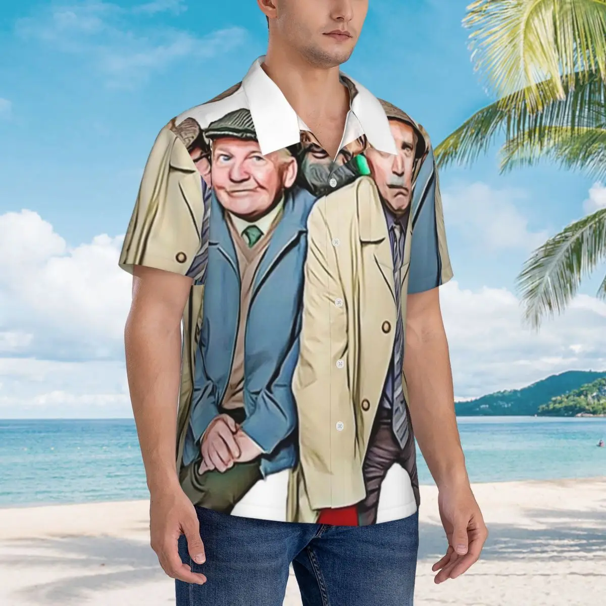 

Still Game Crew, The Clansman Hawaiian Shirts Fashion Men Short Sleeve Shirt for Summer Beach Men's Button Tops