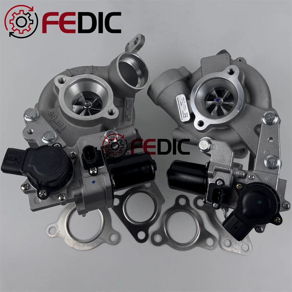 

RHV4 VB36 VB22 VB37 VB23 17201-51020 17201-51021 17208-51011 17208-51010 Twin turbocharger for Toyota Landcruiser V8 D 195Kw
