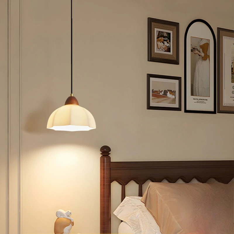 

Retro Vintage Pendant Lights Middle Ancient Style LED Chandelier Bedroom Study Corridor Restaurant Decoration Hanging Lamps
