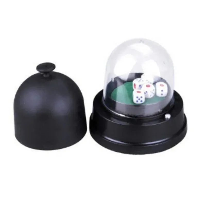 Electric Dices Roller Dices Automatic Roller Cup for KTV Pub Bar Dices Box Dices Games Automatic Dices Cup with 5 Dices