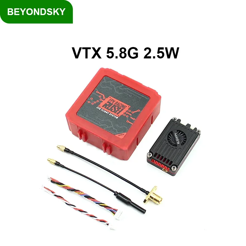 

Solo 5.8G 2.5W Max High Power 48CH VTX Video Transmitter with CNC shell for FPV RC Long Range Drones DIY Accessories