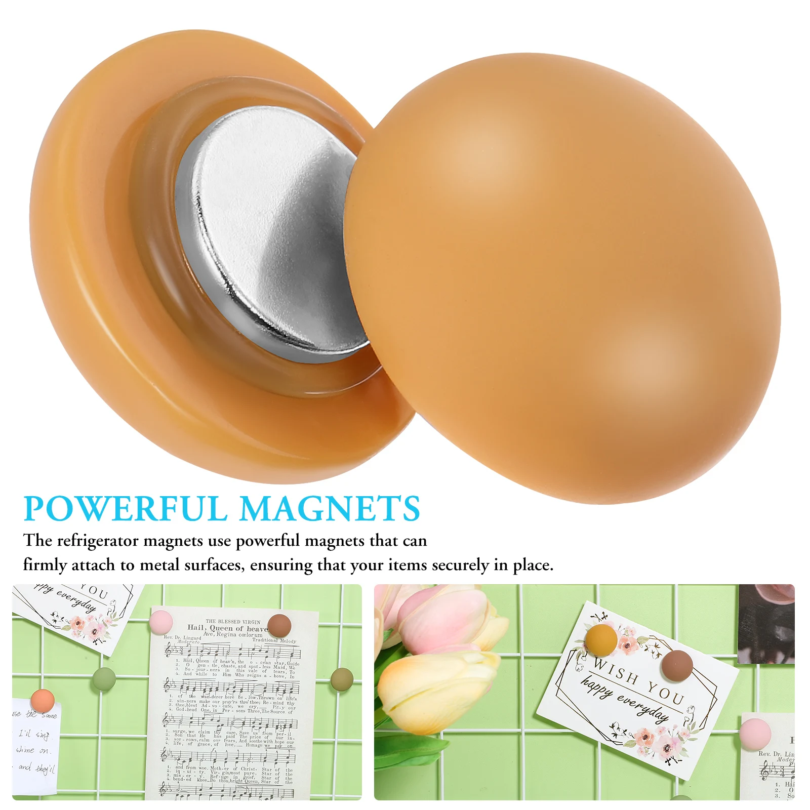 

24 Pcs Magnet Fridge Round Colored Magnets Small Aesthetic Refrigerator Decorations for