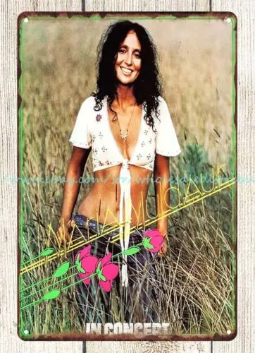 1973 Maria Muldaur metal tin sign plaque garage poster wall art