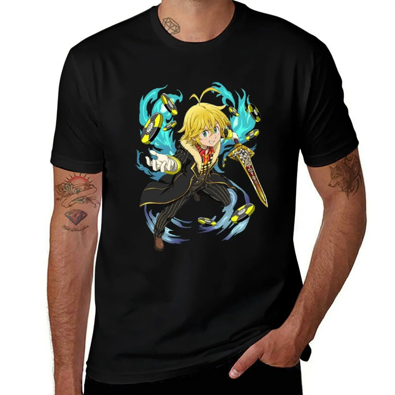 

man t t shirt t shirts for shirts man T-Shirt shirt g men slim cotton for fit Meliodas man