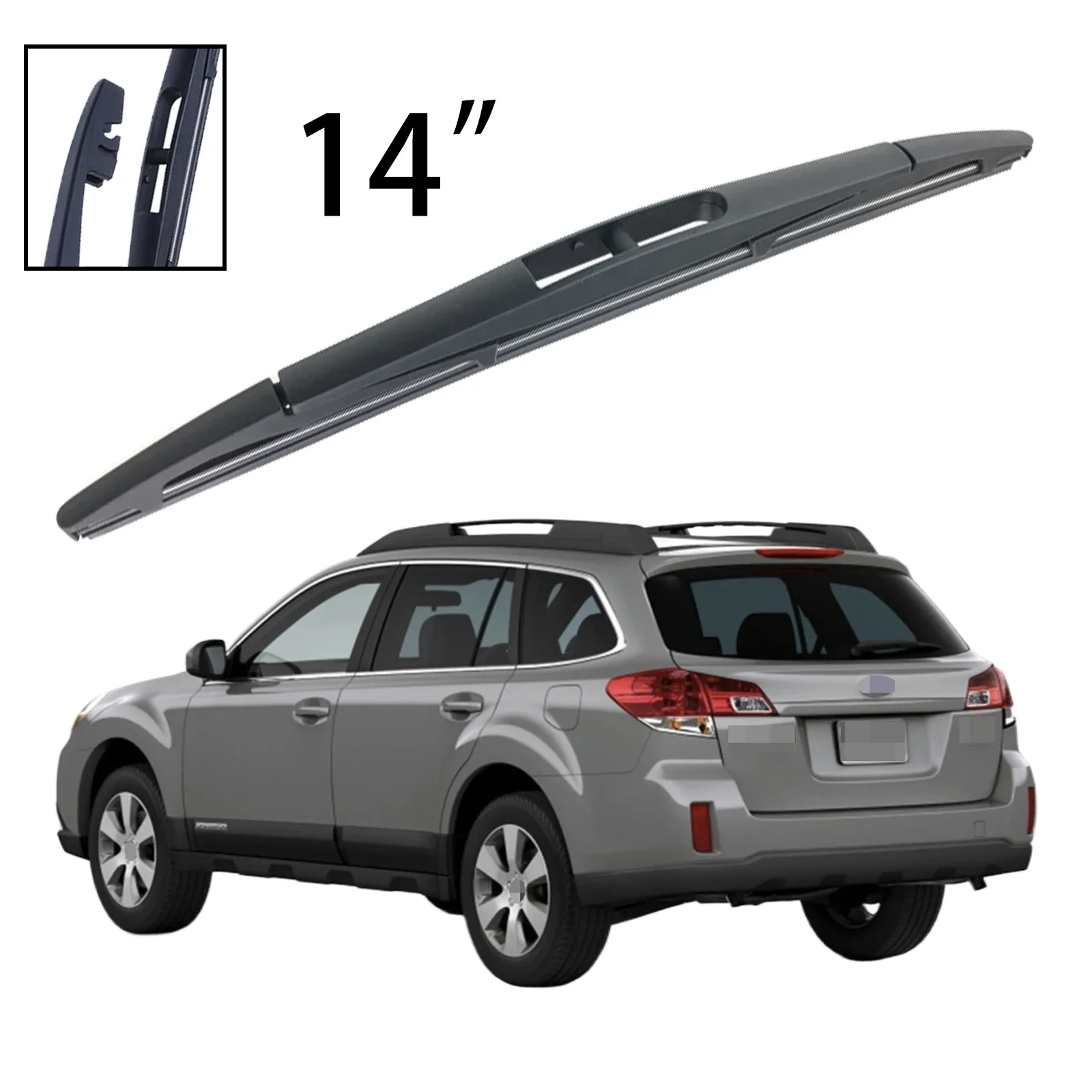 

14" Rear Windshield Windscreen Washer Wiper Blade For Subaru Outback 2009-2015 Car Accessories Accsesories