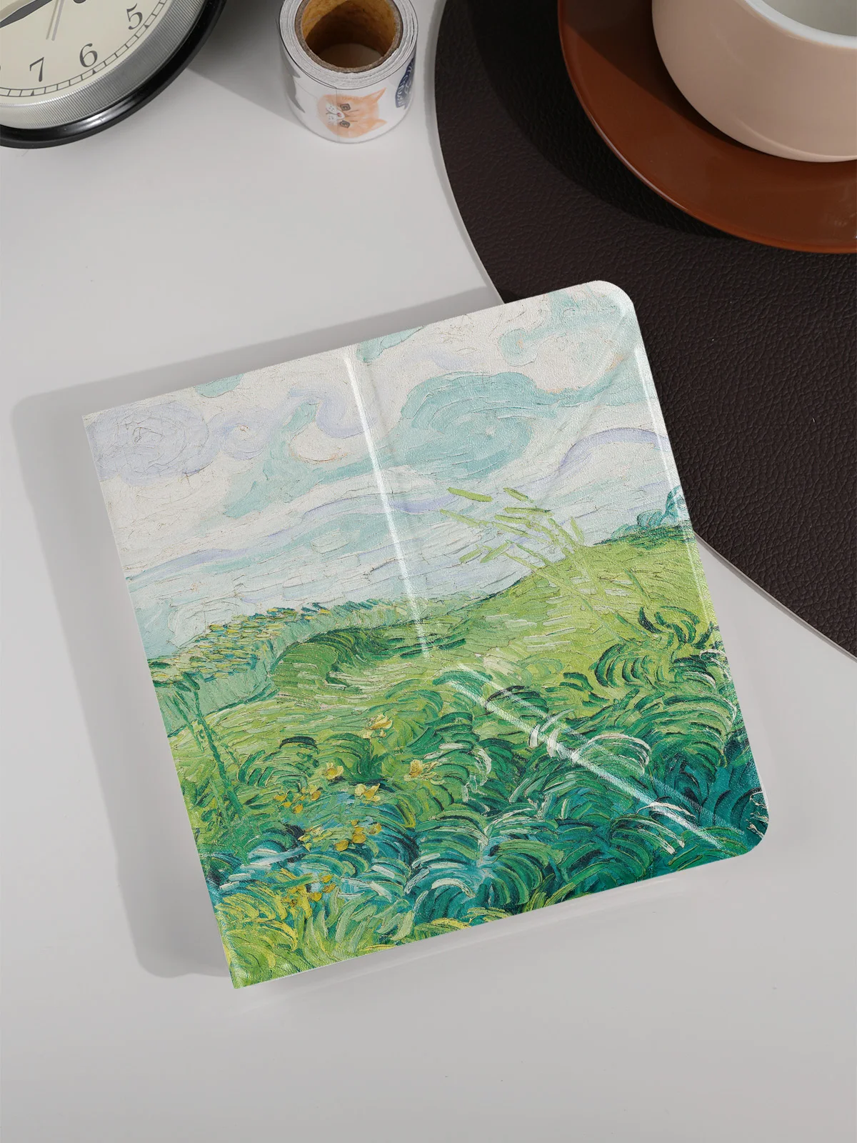 Twosheep Klasyczna Obrazowa Etui Magnetyczne z Możliwością Odłączenia do Kobo Libra Colour Libra2, Uchwyt na Pióro, Stojak, Akrylowa Przezroczysta Osłona — zdjęcie produktu 7