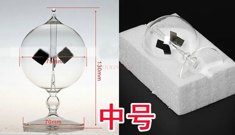 Thermal radiation, light pressure, windmill, solar physics, science experiment gift decoration