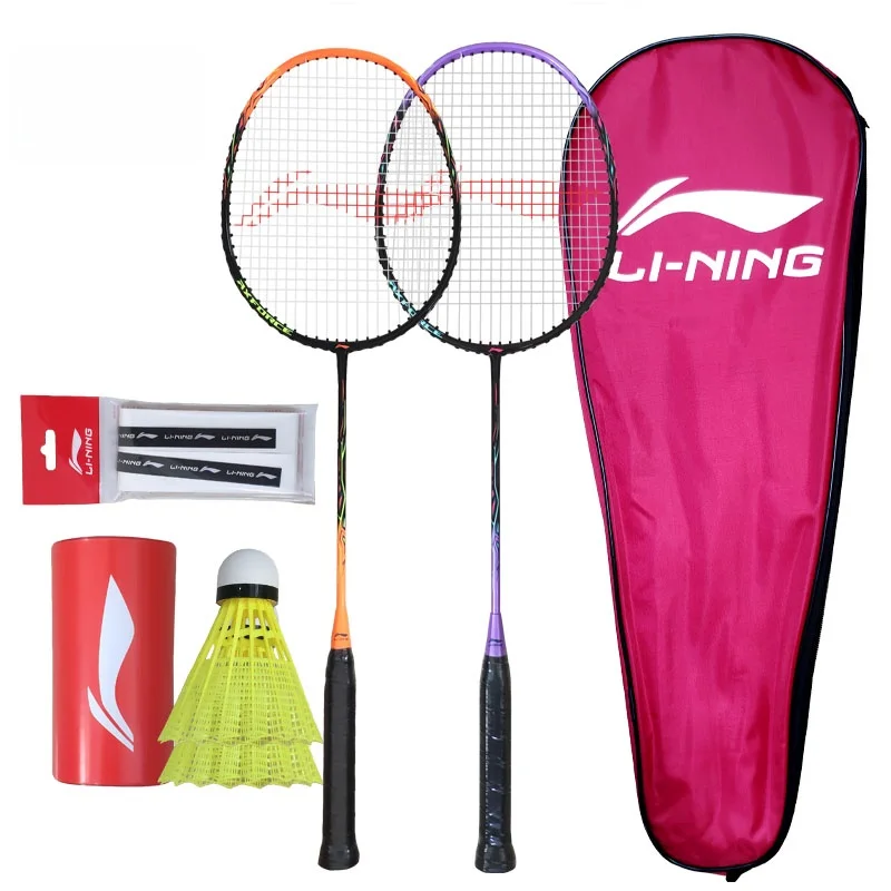 badminton-racket-thunder-9-set-carbon-composite-aluminum-durable-beginner-kit-t3030-medium-shaft-weight-85-89g