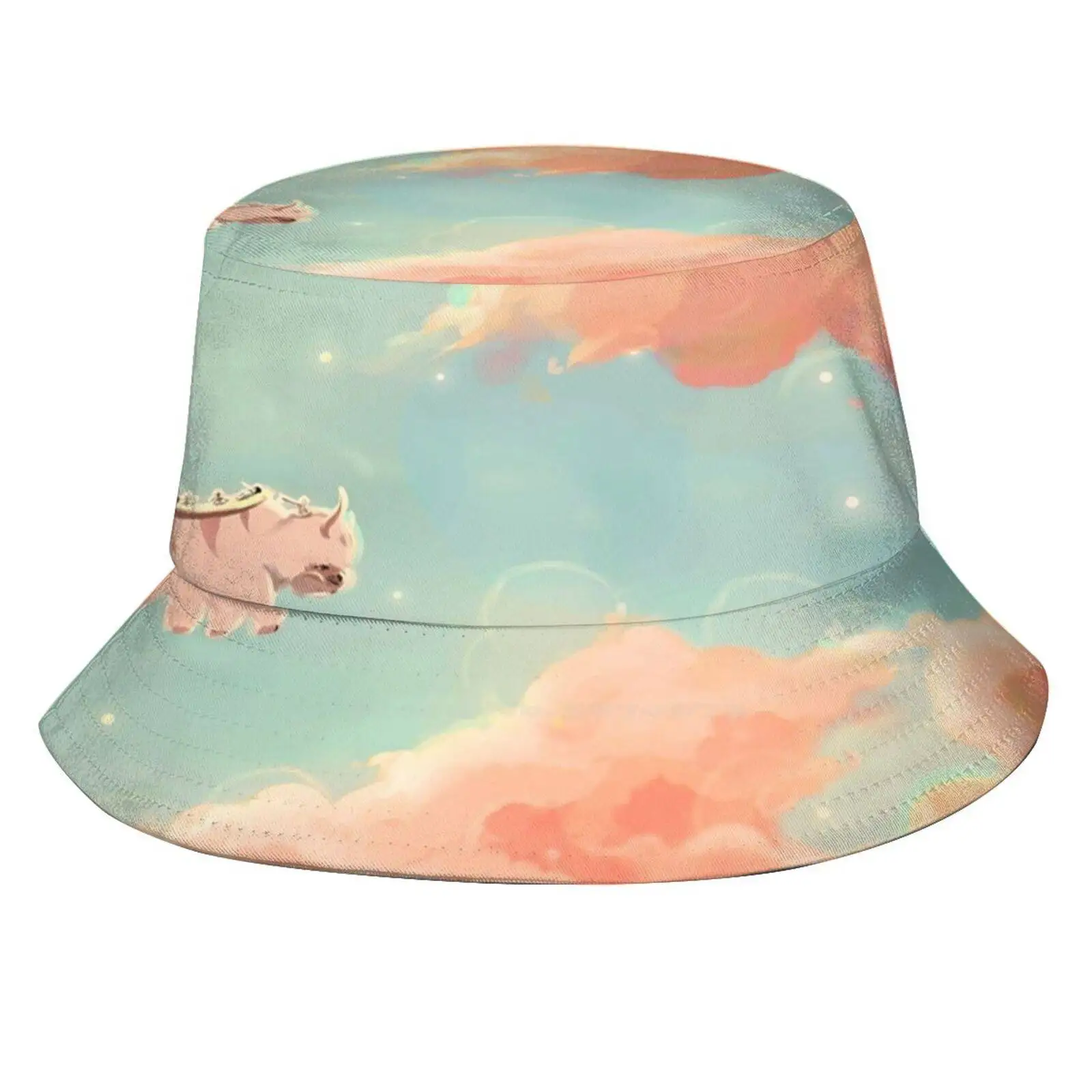 Dreamy Appa Poster V.3 Korean Caps Funny Beach Bucket Hats The Last Airbender Appa Atla