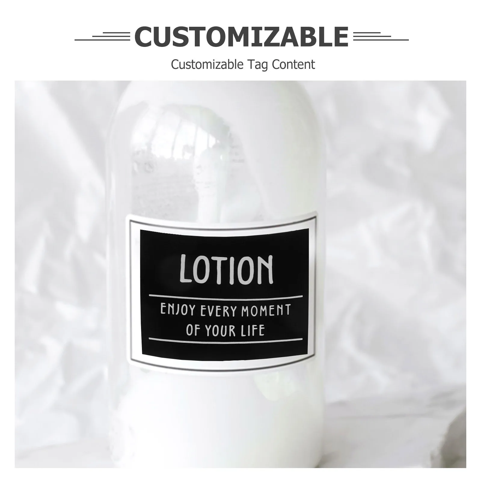 

1 set 1 Set Waterproof Shampoo Dispenser Labels Oil-Proof Washable Self-Adhesive Bottle Stickers Skincare Organizer For Kitchen