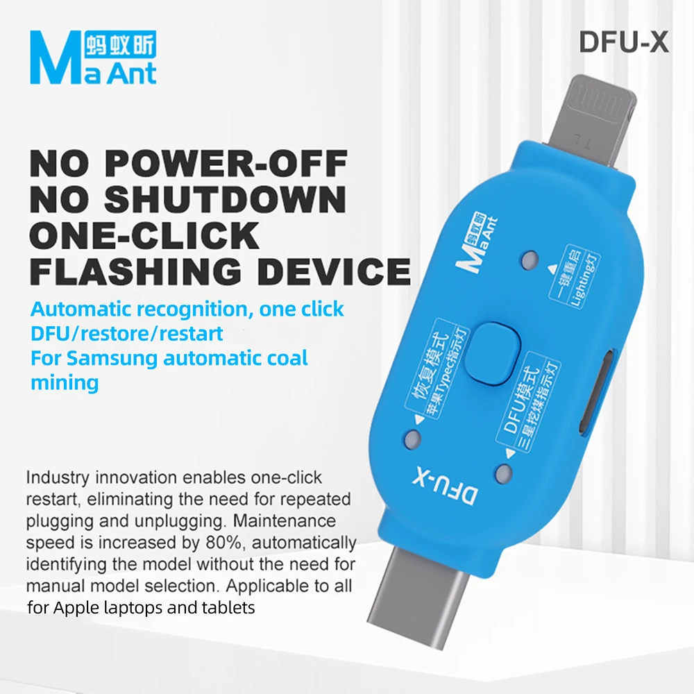 DFU-X Flashing Device Dual Hea - Phone Accessories Repair ulasan dan harga