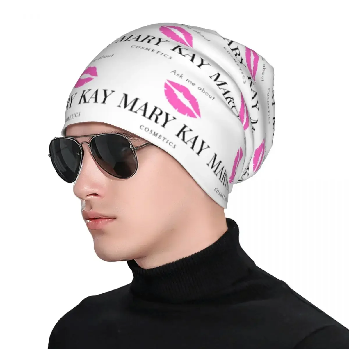 اسألني عن ماري كاي قبعة محبوكة دافئة قبعة بونيه عصرية للخريف والشتاء قبعات بيني خارجية للبالغين من الجنسين