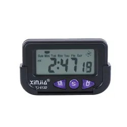 Car Creative Black Date Travel Time Automotive Digital Electronic Alarm Clock Stopwatch