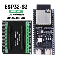 ESP32 S3 N16R8 N8R2 Dual Type-C Development Board with Expansion Adapter Kit 2.4G Wifi BT Module ESP32-S3-WROOM1 44Pin Type-C