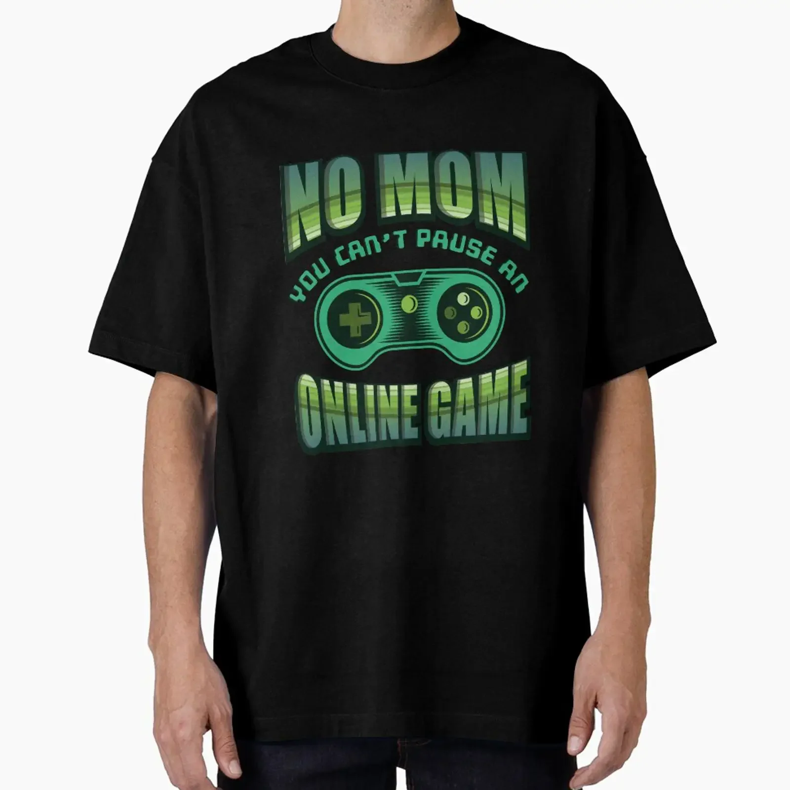 No mom you can't pause an online game designed and sold by Jannisdesign vintage Washed Versatile Comfortable streetwear Stylish