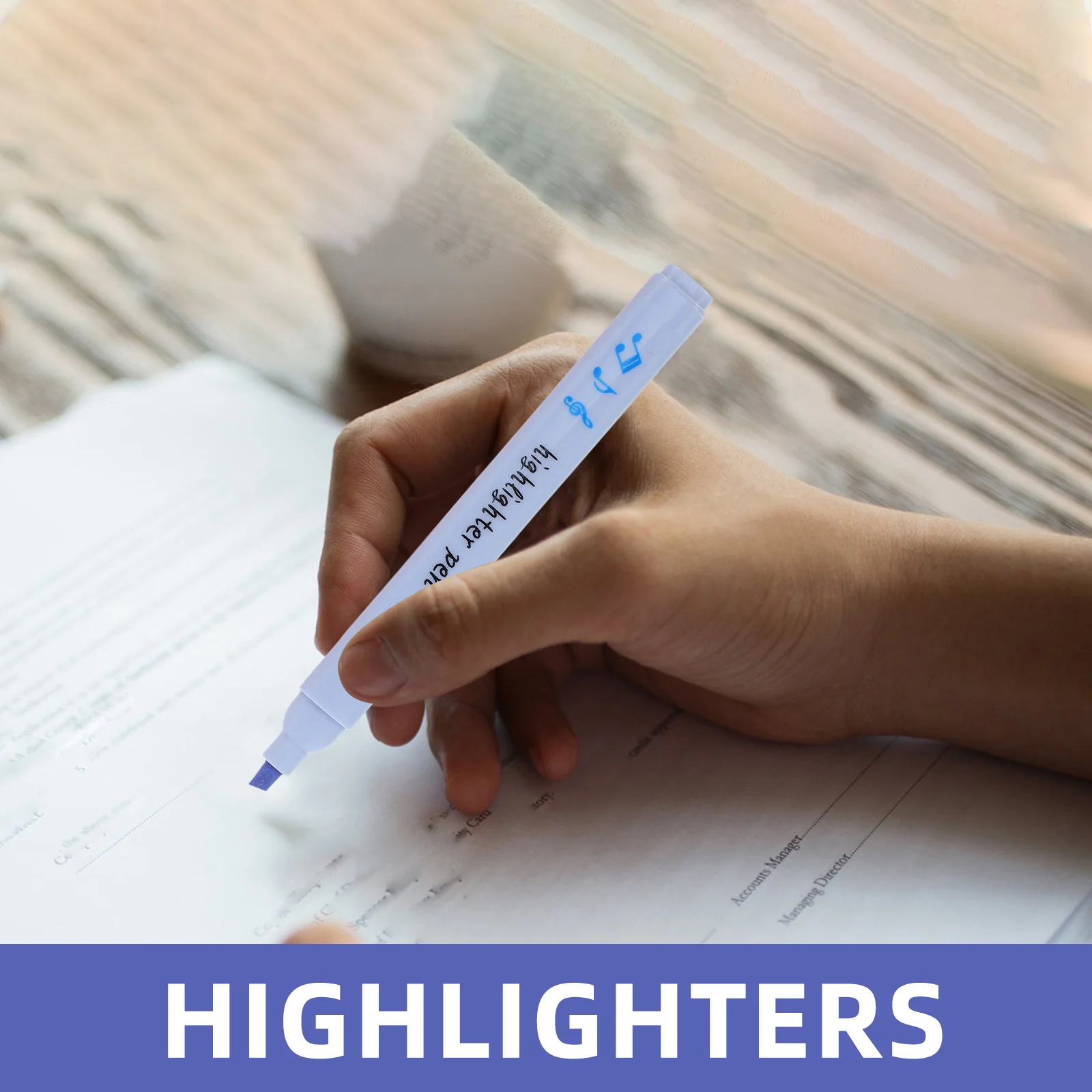 12pcs Cat Paw Highlighter Pens Kawaii Pastel Markers Smooth Water-Based Ink For School Office Stationery Note Taking Kids Study