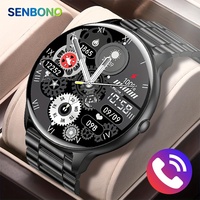 SENBONO For IOS Android Xiaomi Huawei 2023 Max14 Men Women Smart Watch 1.53inch Bluetooth Call Smartwatch Men PK ZL02D Watch