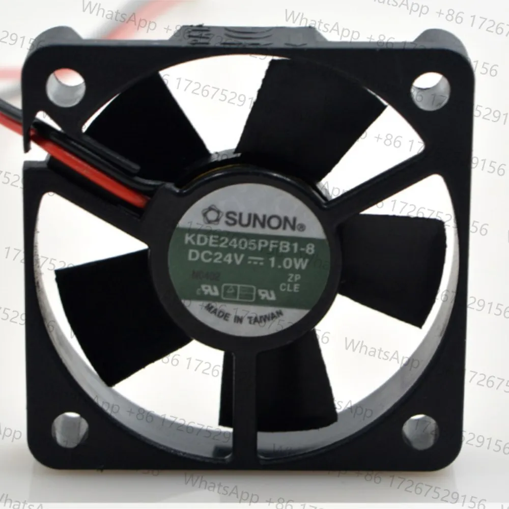 10pcs KDE2405PFB1-8 For Sunon 5cm 5010 50*50*10mm DC 2 v 1.0 W  2 line cooling fan