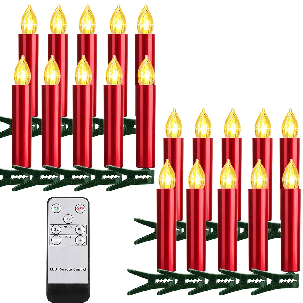 

Светодиодная беспламенная Мерцающая свеча, на батарейках, поддельная, пульт дистанционного управления таймером, Свеча для украшения дома, День Святого Валентина, 20 30 40 свечей шт.