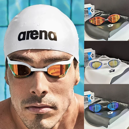 Arena Gafas para hombres y mujeres Serie de carreras profesionales Gafas de natación competitivas con revestimiento impermeable HD