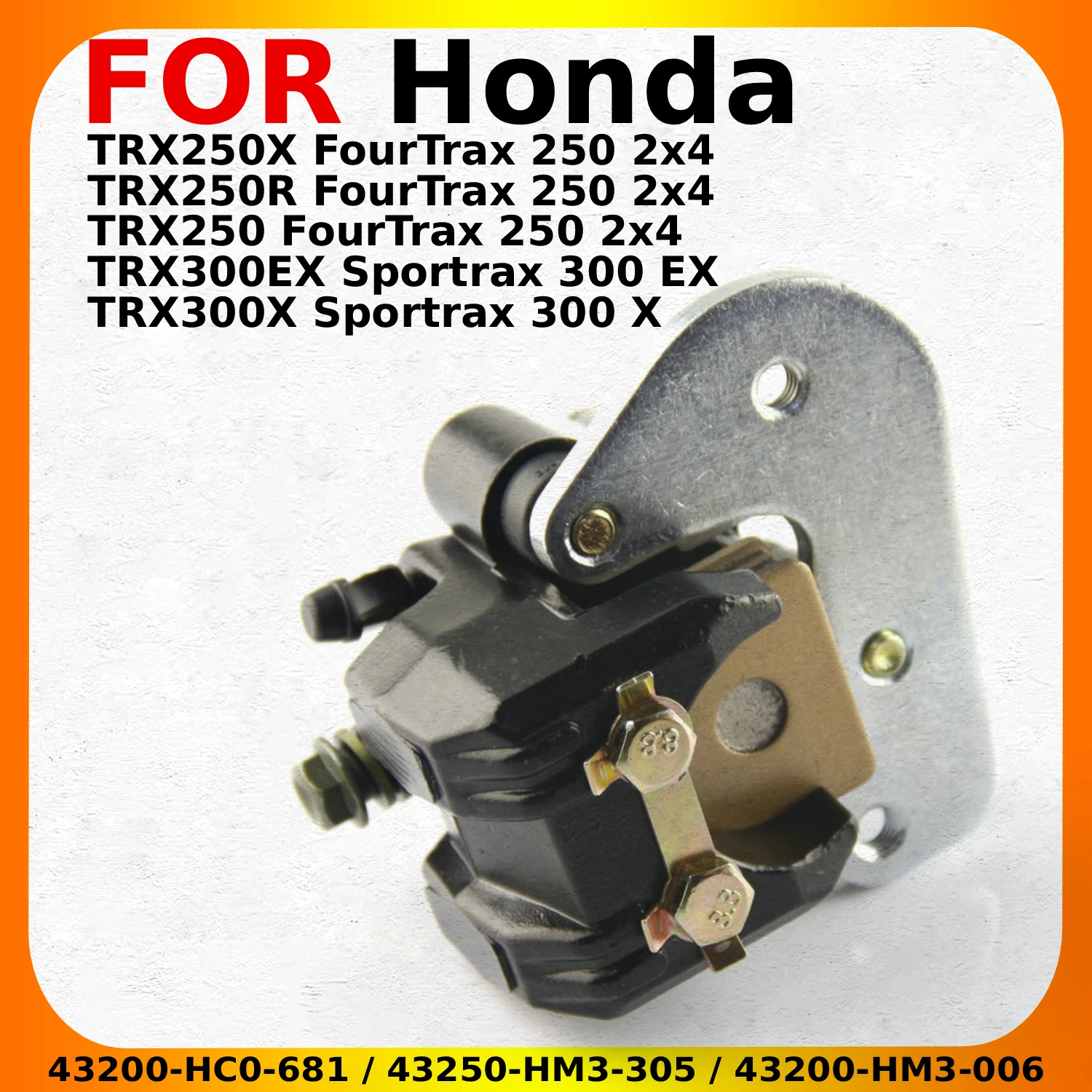 

Для Honda TRX300EX TRX300X Sportrax 300 EX X 43250-HM3-305 43200-HM3-006 аксессуары для мотоциклов задний тормозной цилиндр распределения