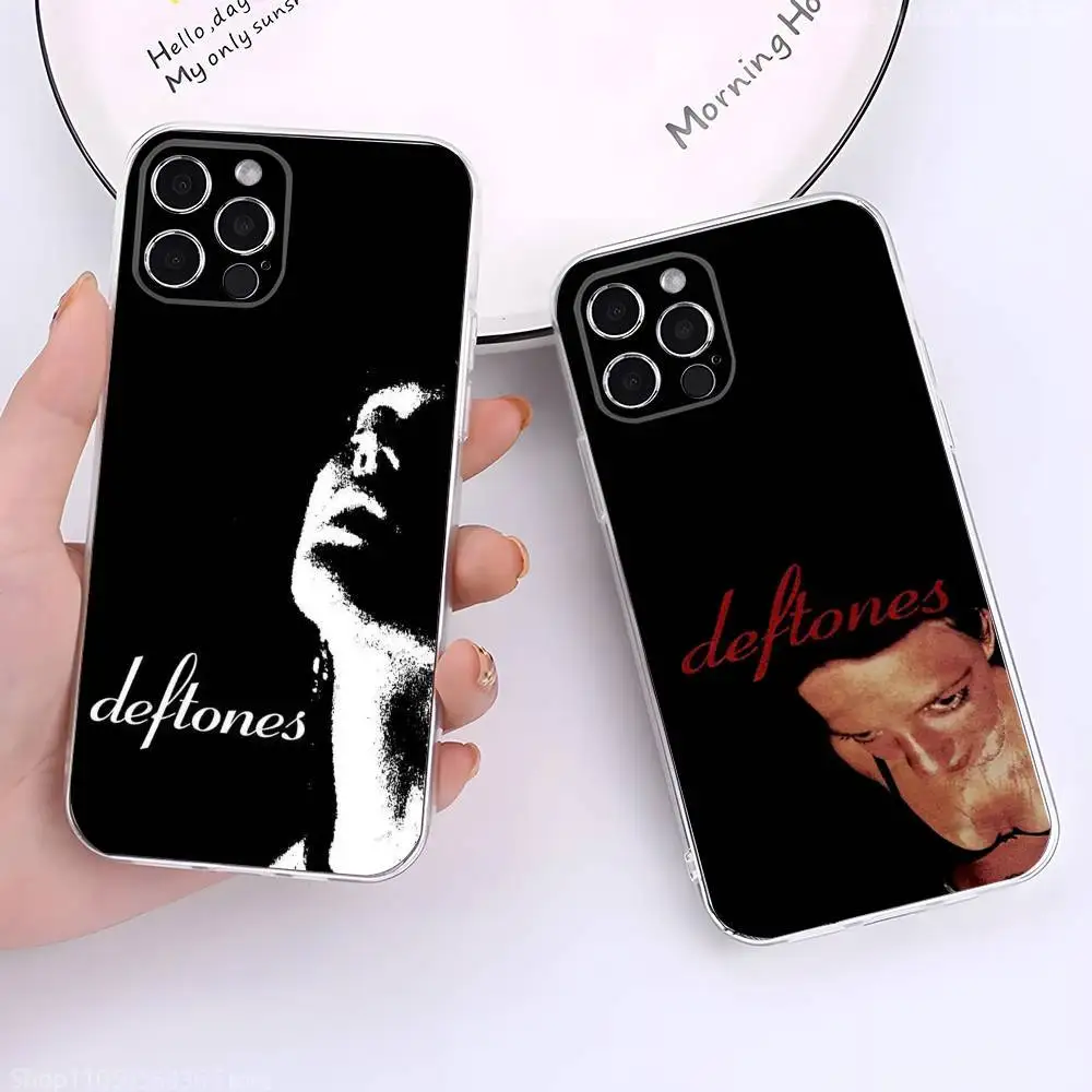 

Band D-Deftones ES Phone Case For iPhone 17,16,15,14,13,12,11 Pro,Max,Plus,X,XS,XR,SE4,E Mini Transparent Soft Cover