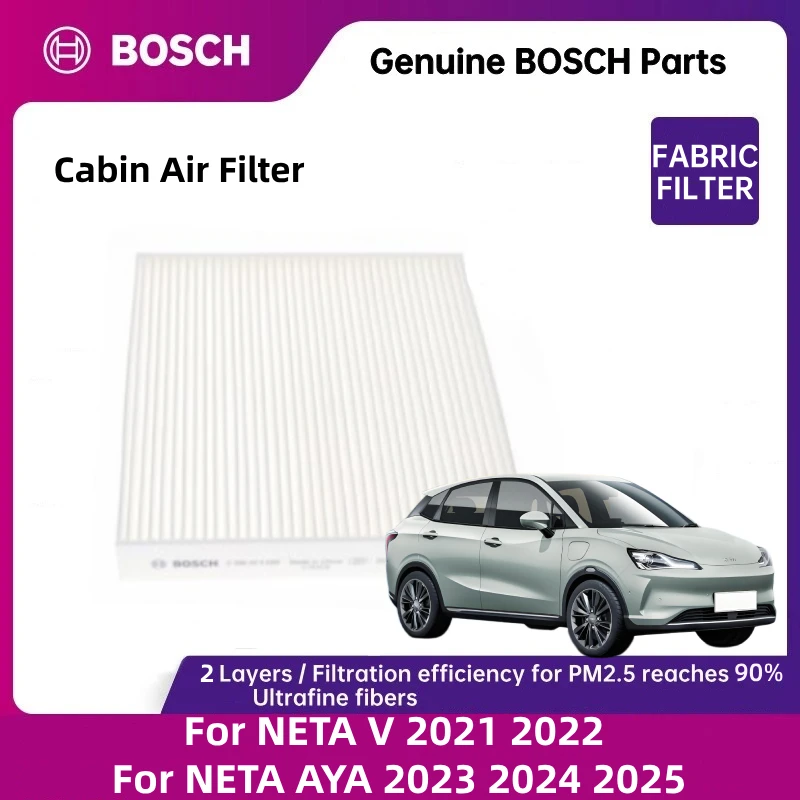 

BOSCH CABIN AIR FILTER For NETA V 2021 2022 NETA AYA 2023 2024 2025 EVNZQT81C019 0986AF4688