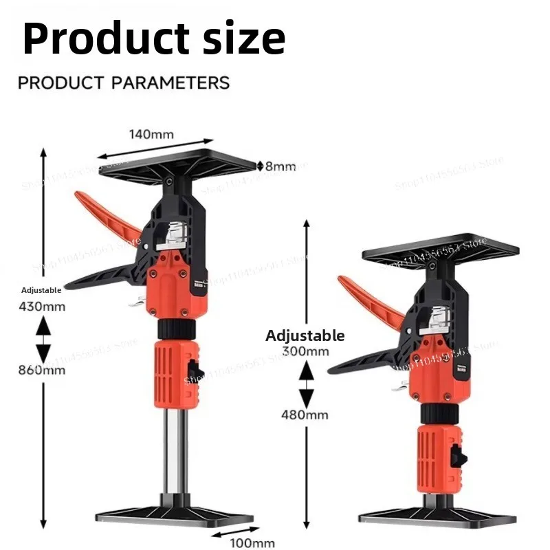 Fine-tuning roof device Telescopic adjustable cabinet Hanging cabinet Bath Support rod Slow down bracket Auxiliary tools New