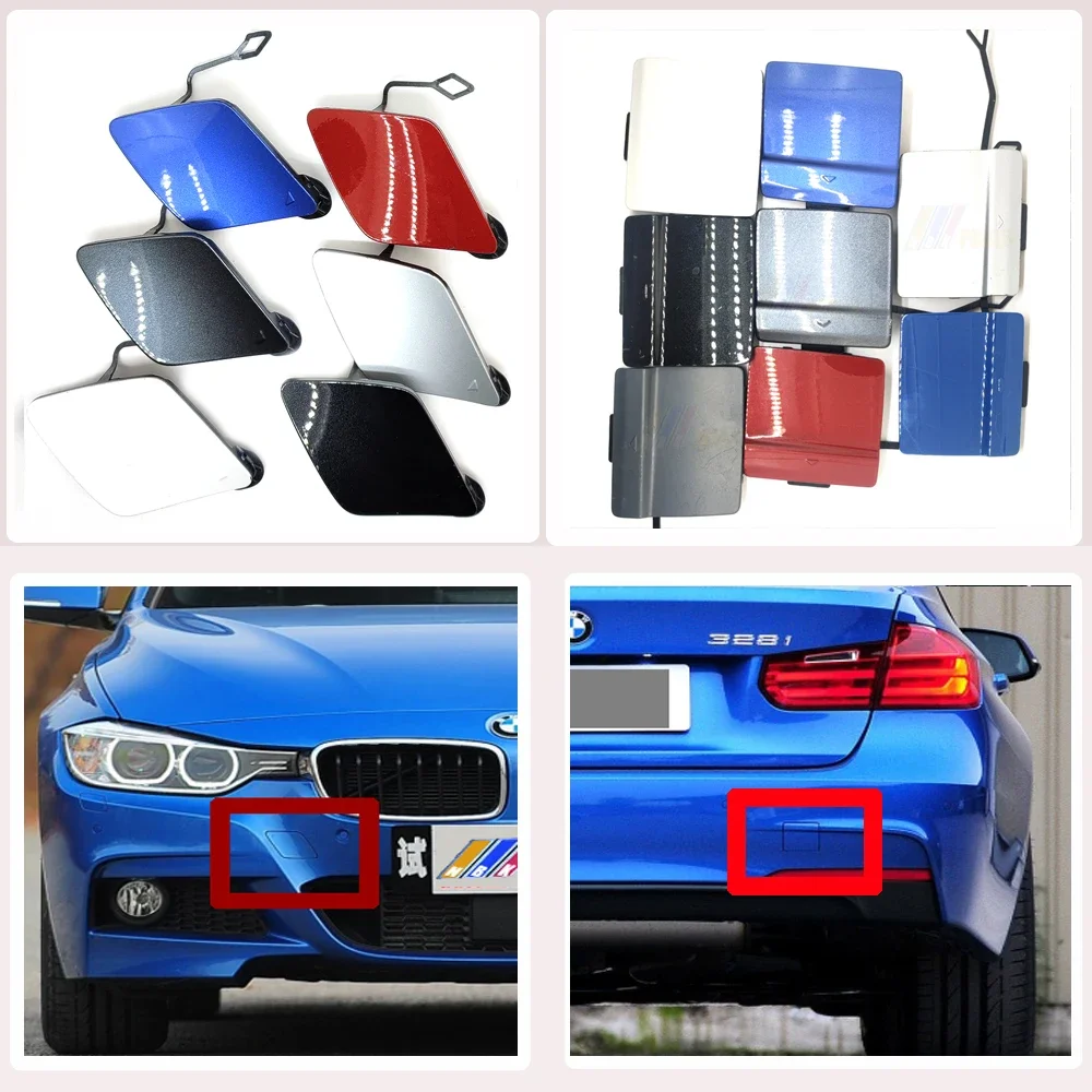 Genuine TOW COVER for 13-18 BMW3 F30 M-SPORT Sedan Saloon 316d 318dX 320i 328d 328dX 328i 330dX 335iX FRONT&REAR