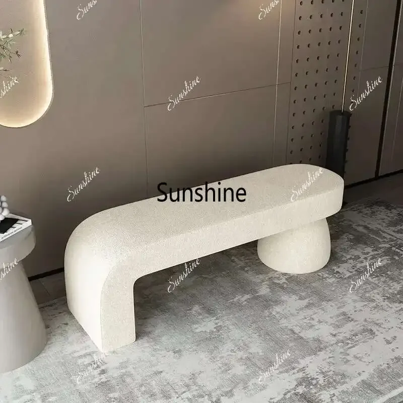 Nordic Home Furniture Shoe Changing Stool Bedroom Bed End Stools Ottomans Sofa Bench Clothing Store Rest OttomanW