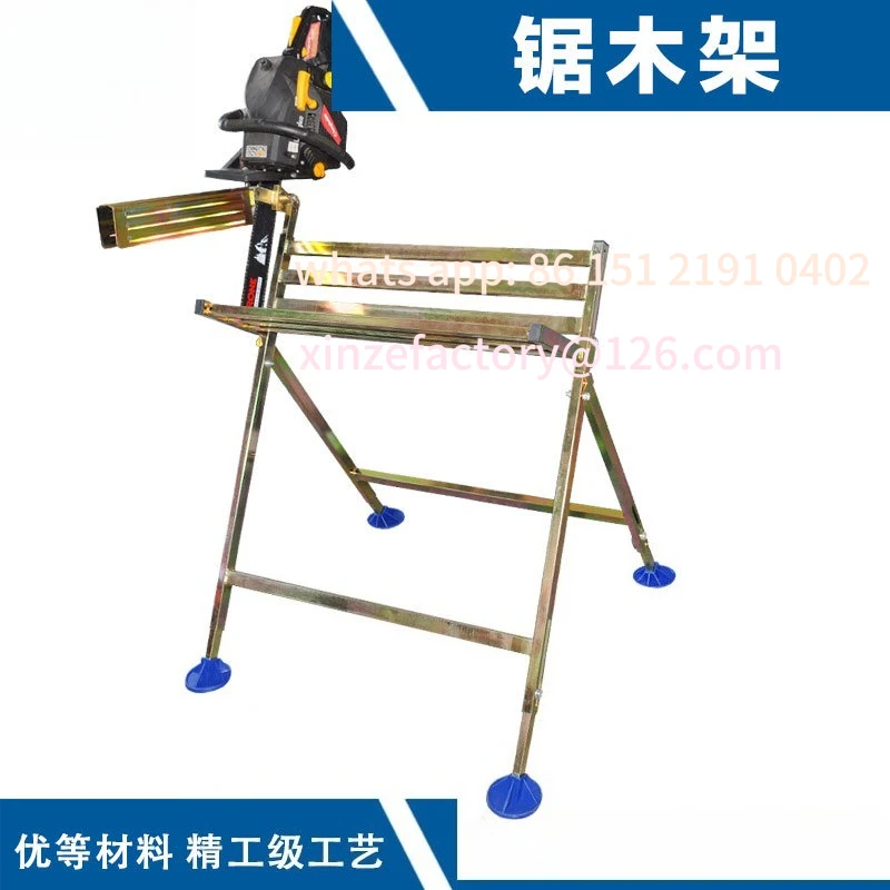 Customizable Fit Saw Chainsaw Chainsaw Fixed Broken Wood Frame Thickened Square Tube Colored Zinc Saw Wood Frame