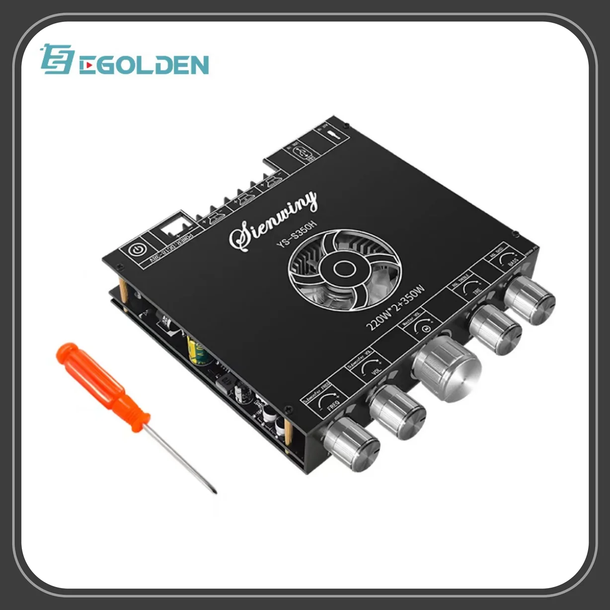 

EGOLDEN YS-S350H 2.1 channel TPA3251 Bluetooth power amplifier module subwoofer 220W * 2+350W super 749 8E