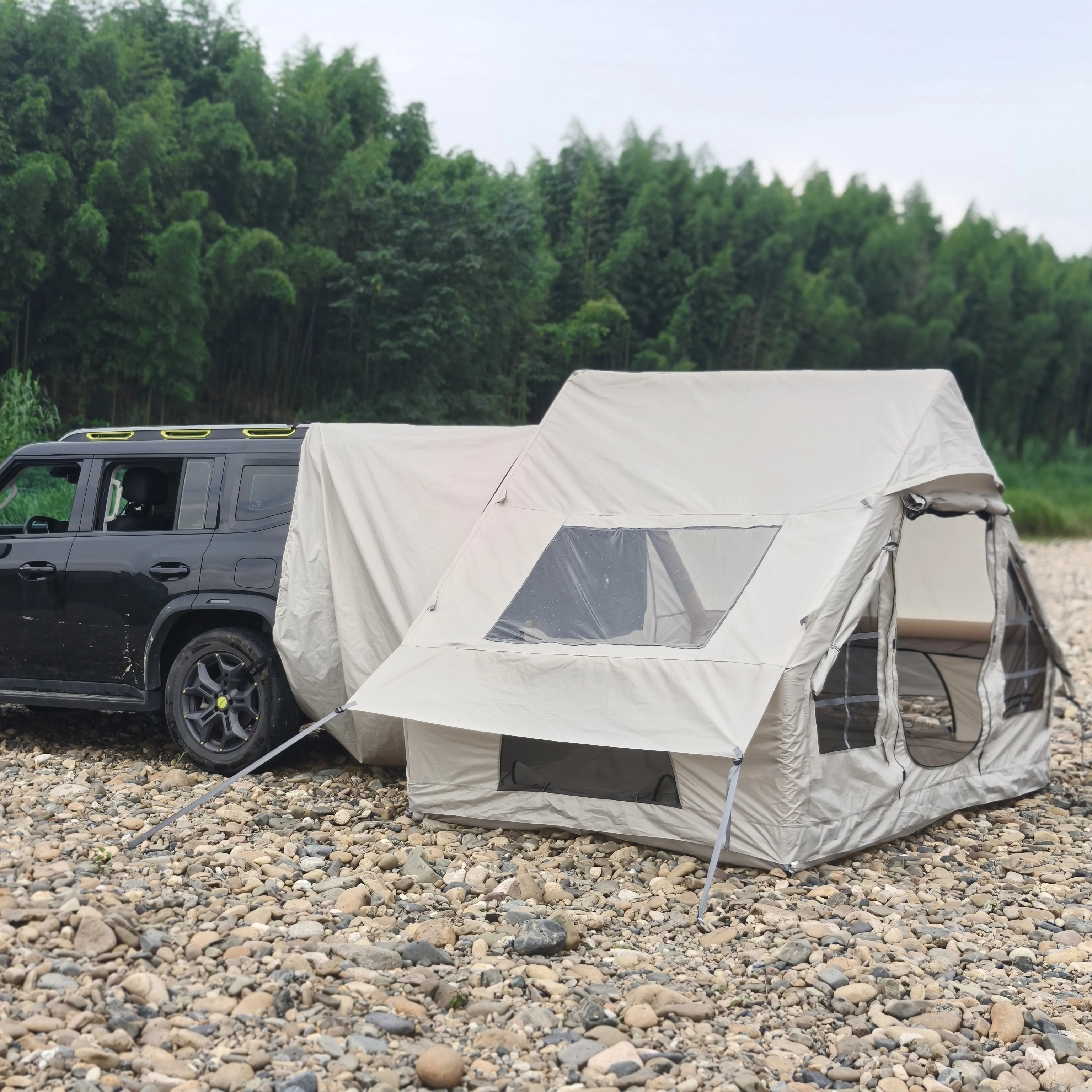 El Pompası ile Şişirilebilir A - Outdoor Camping Car Tail Tent incelemesi ve fiyatı
