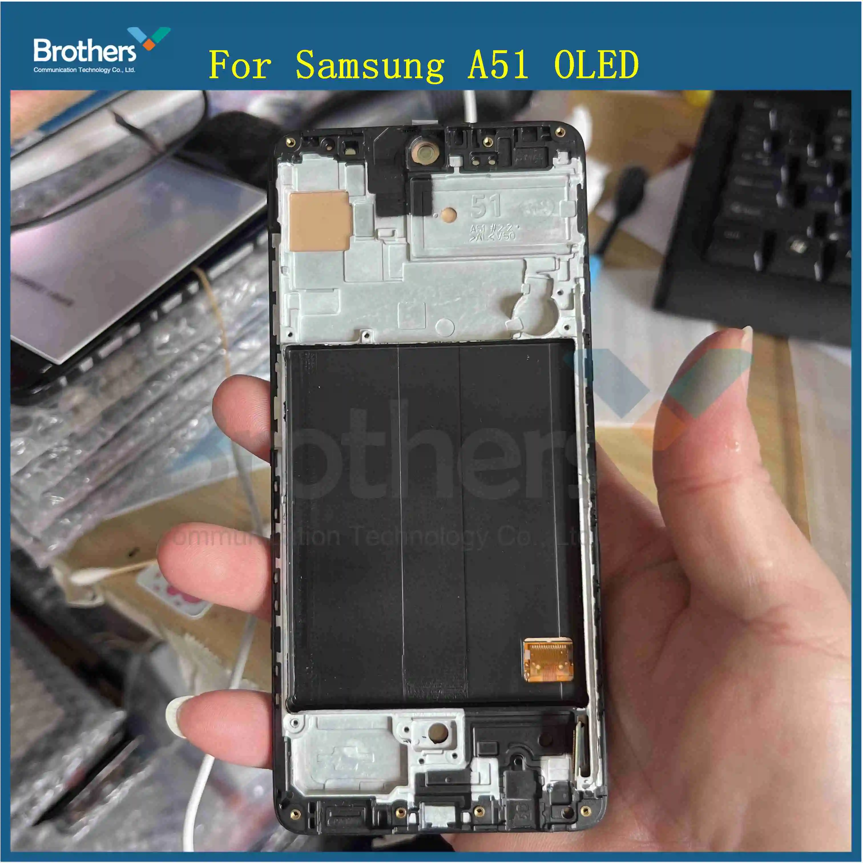 

Super AMOLED For Samsung A51 LCD A515 A515F A515F/DS A515FD LCD Display Touch Screen with Frame Digitizer Assembly