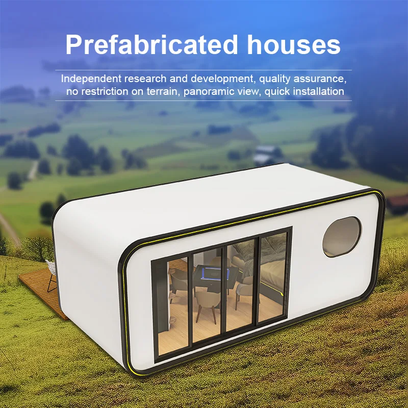 China High Quality Steel Prefab Modular House Commercial Prefabricated Big Space Villa Portable Homes