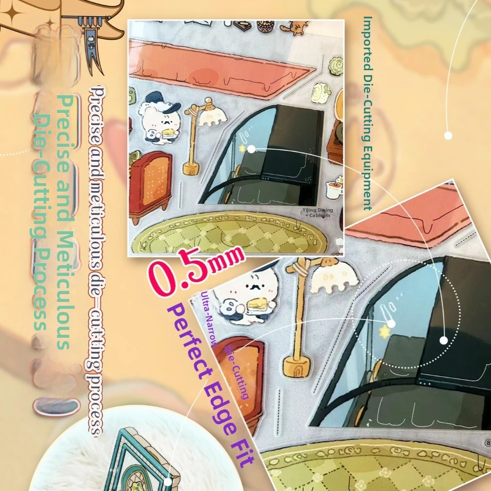 3.0 PET Scrapbook Stickers Die - огляд і ціна Art Craft Bakery