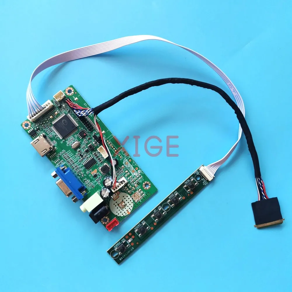 Placa controladora de pantalla LCD compatible con LTN156AT30 LTN156AT32 LTN156AT35 15,6 "Monitor de ordenador portátil 1366x768 Kit LVDS de 40 pines VGA Compatible con HDMI