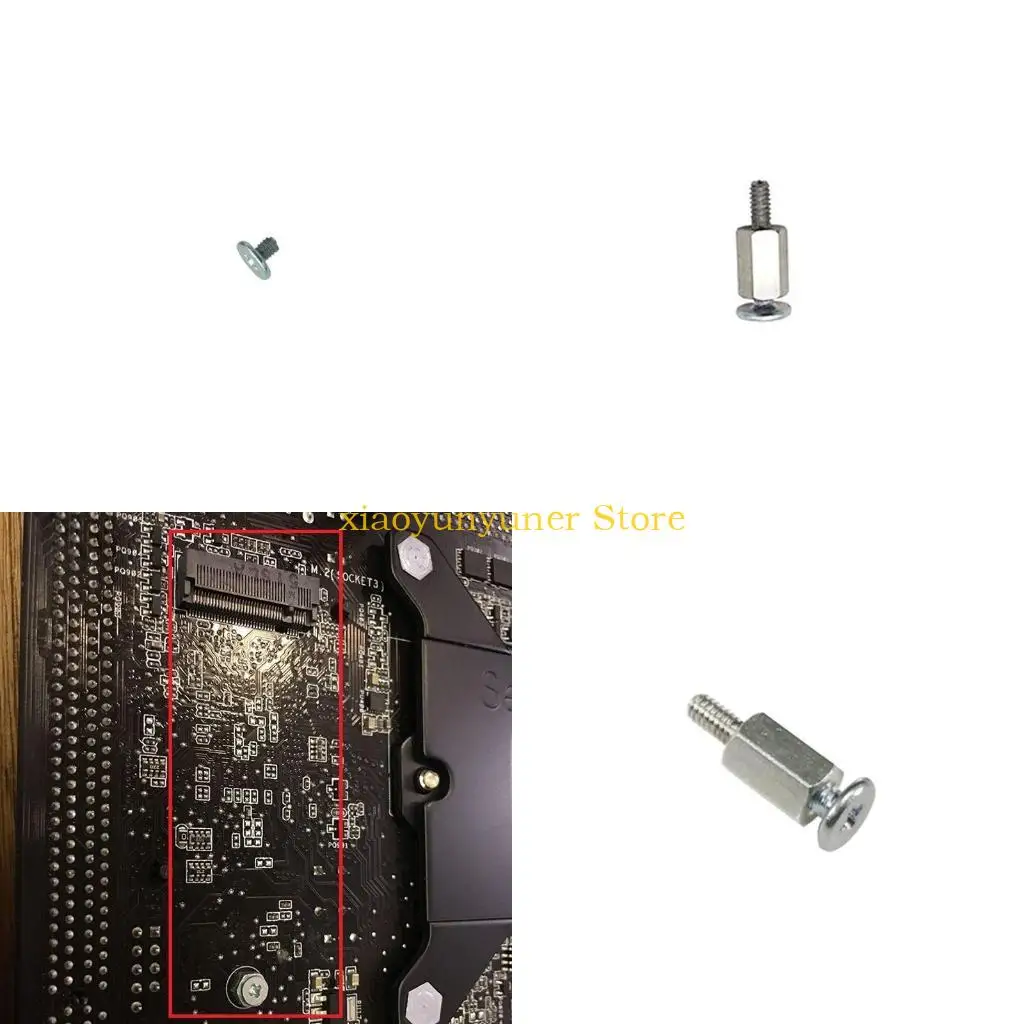 

P9JB Screw Nut Mounting for M.2 SSD Mounting Screws for M.2 SSD Motherboards