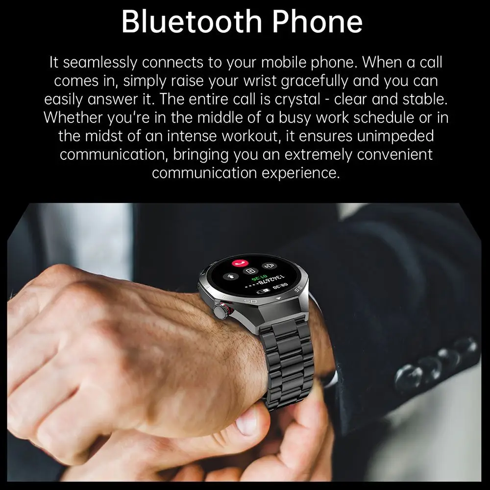 Classic Smart Watch 5Pro 1.53-inch 360*360 HD Screen GPS Motion Track Recording Multiple Sport Modes Bluetooth Call Smartwatches - Image 4