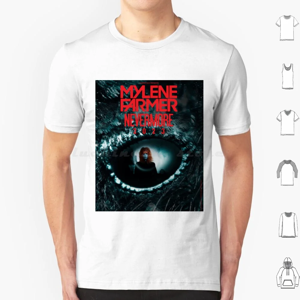 Mylene Farmer 2023 (Jeanne Gautier) camiseta tamaño grande 100% algodón Mylène granjero Mylene granjero cabana Mylene granjero rompecabezas